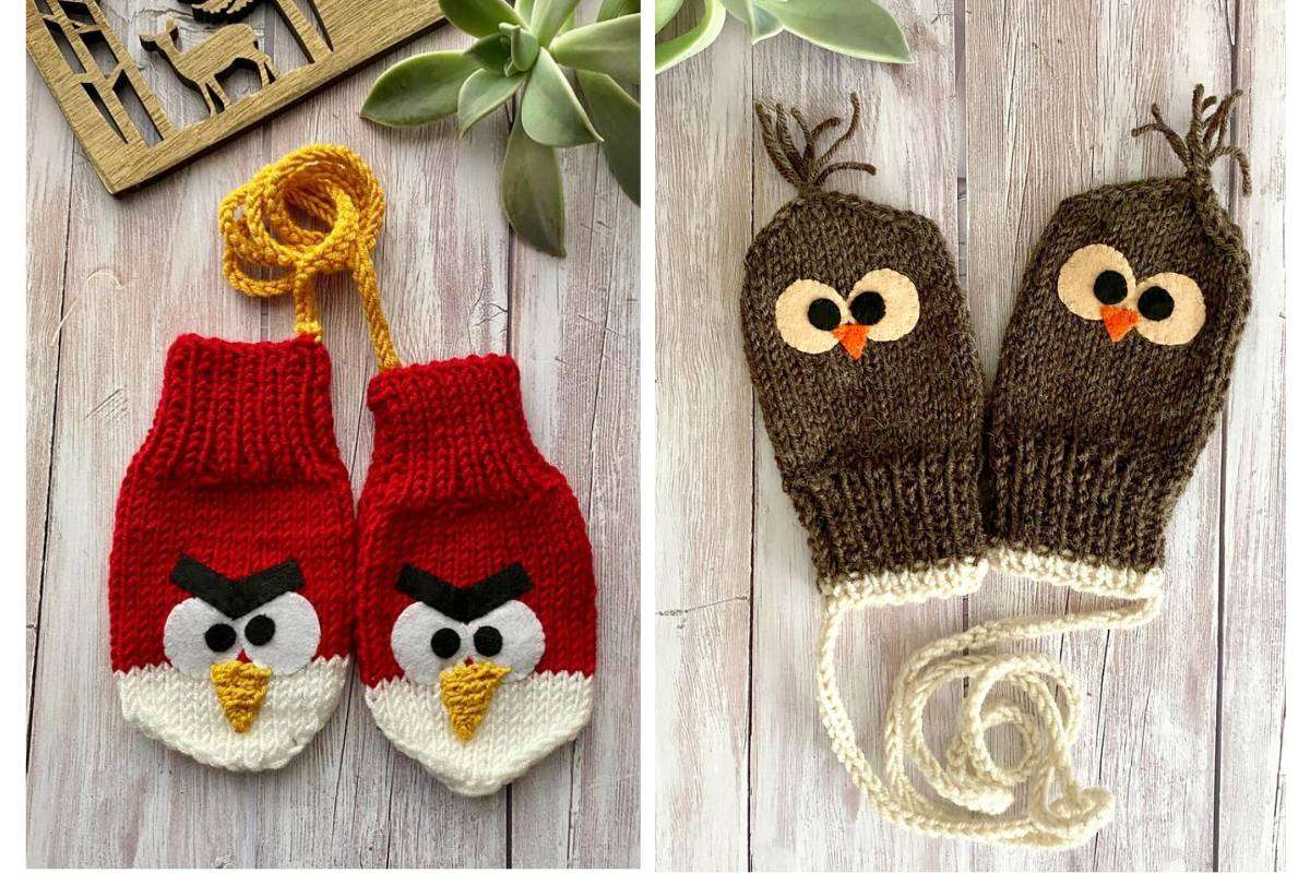 Woollen Baby Hand Gloves for Winters