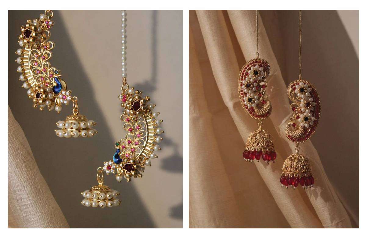 Dangle Earrings Design For Wedding - Bridal Earring Design For Wedding