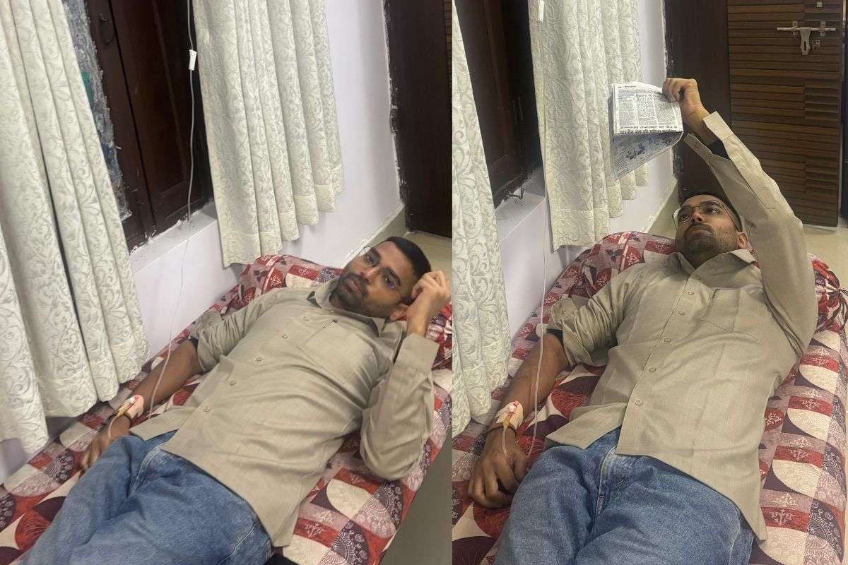 Minister Deepak Prakash suffering from typhoid himself revealed information