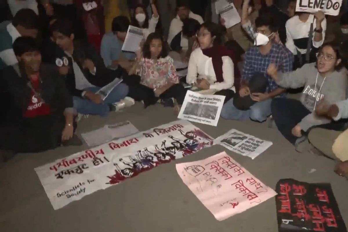 Delhi Air Pollution protest
