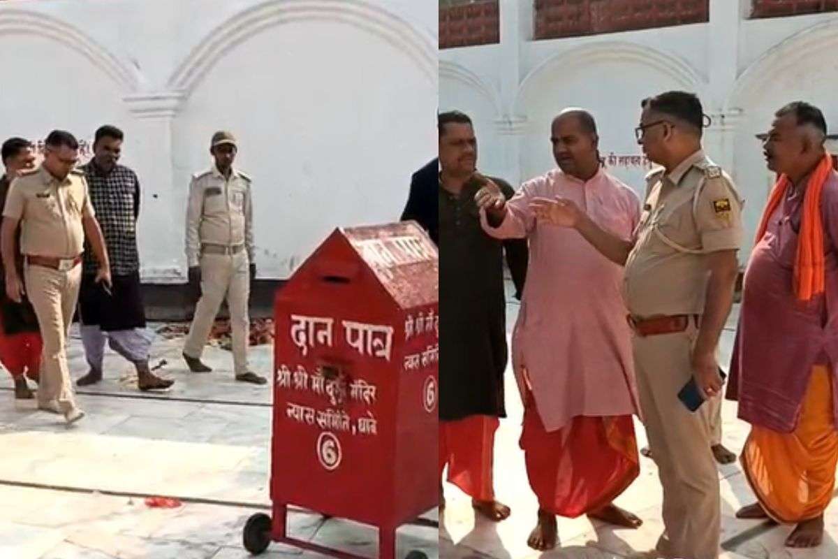 Delhi Bomb Blast High alert at thave durga temple SP himself investigating