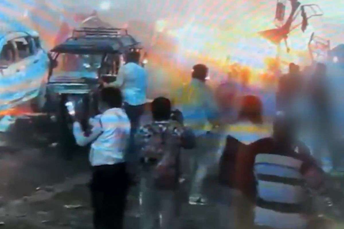 Delhi Terror Blast CCTV Video