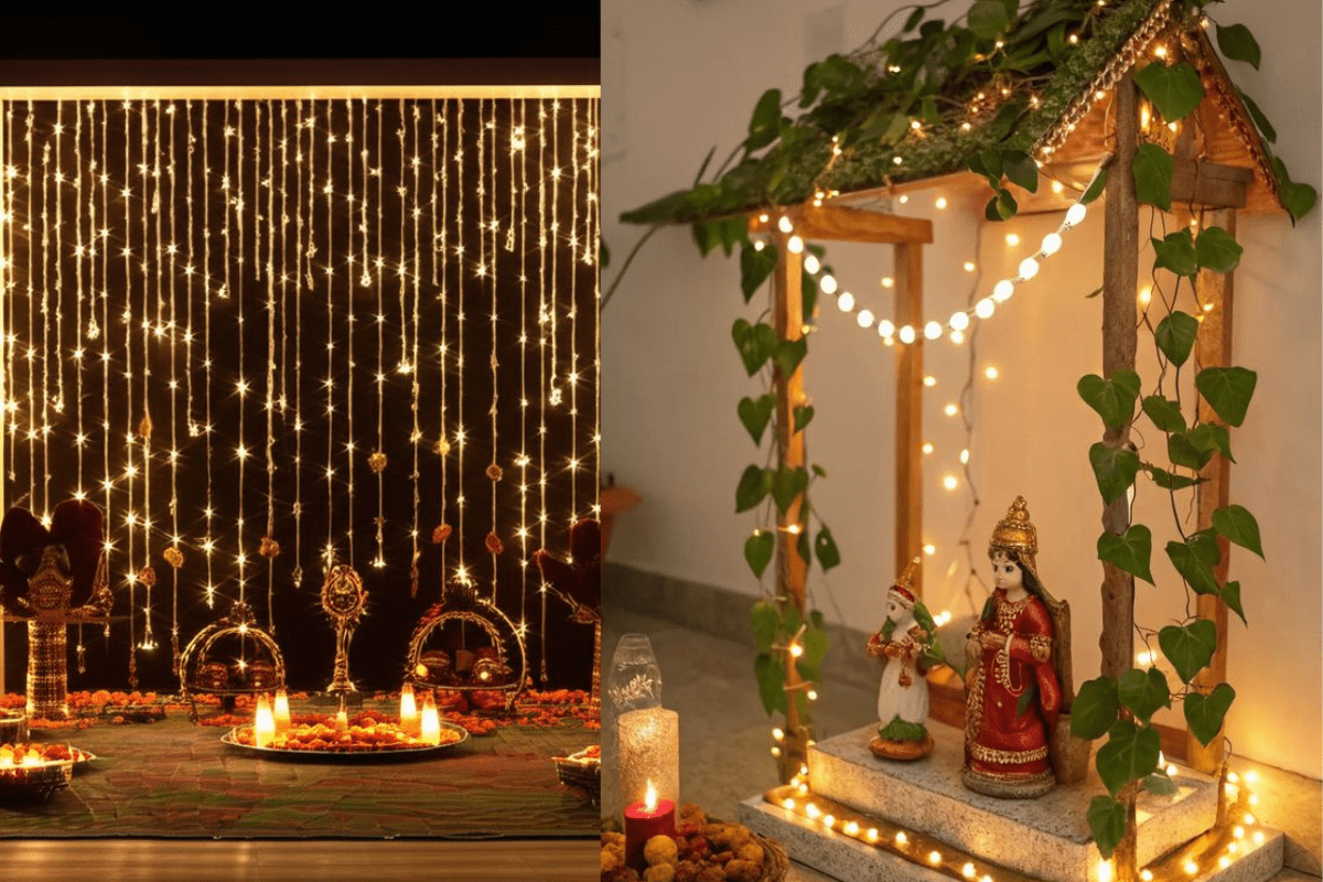 Dev Deepawali Temple Decoration Ideas: इस देव दीपावली घर के मंदिर को दें दिव्य लुक, जानें आसान और सुंदर सजावट के आइडियाज 8 Dev Deepawali Home Decor Ideas