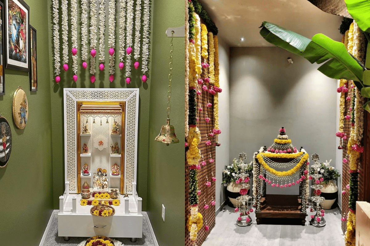 Dev Deepawali Temple Decoration Ideas: इस देव दीपावली घर के मंदिर को दें दिव्य लुक, जानें आसान और सुंदर सजावट के आइडियाज 3 Dev Deepawali Temple Decoration Ideas