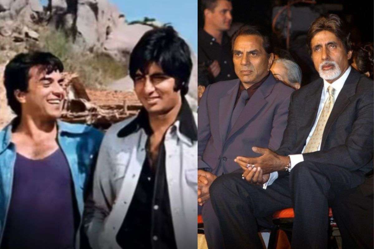 Dharmendra and Amitabh Bachchan