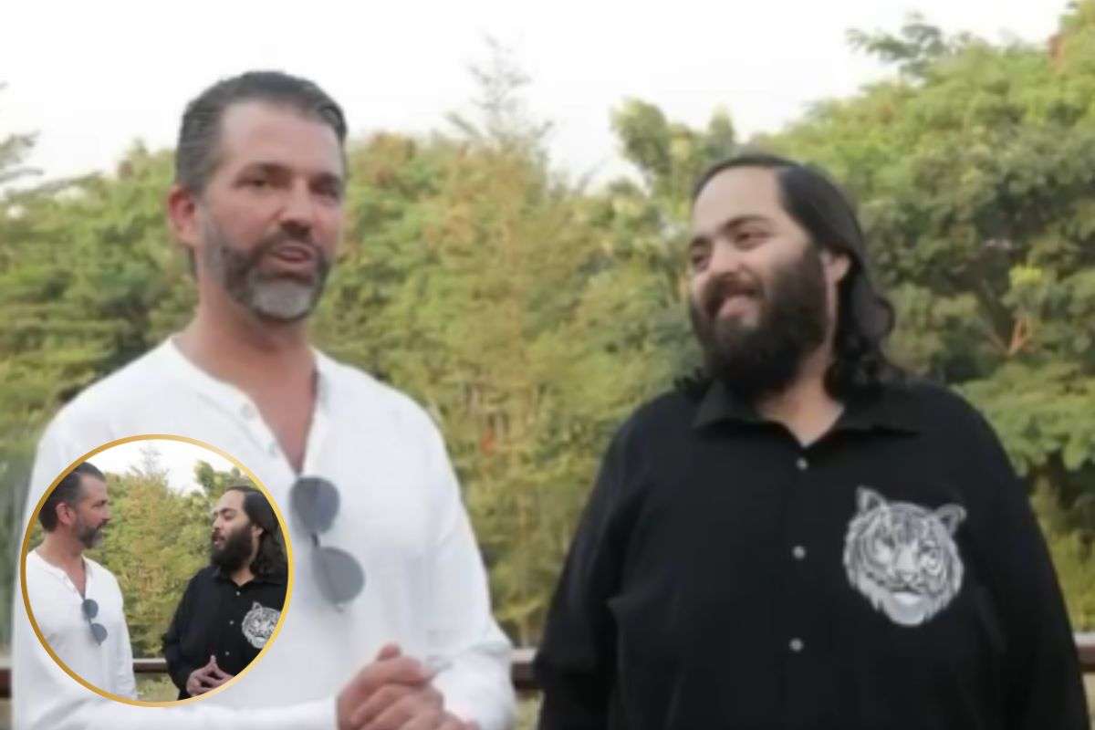 Donald Trump Jr talk to Anant Ambani