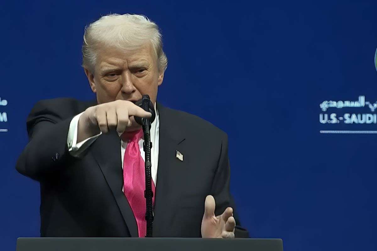 Donald Trump defends H-1B Visa at US-Saudi Investment forum.