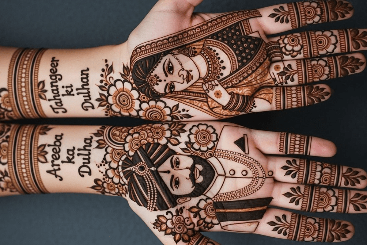 Dula Dulhan Bridal Mehndi Designs