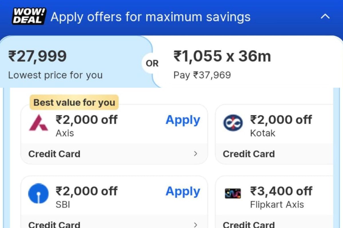 25 हजार से भी कम में मिल रहा Motorola Edge 60 Pro, पुराने फोन के बदले Flipkart दे रहा गजब का ऑफर 7 Edge 60 Pro Bank Discount