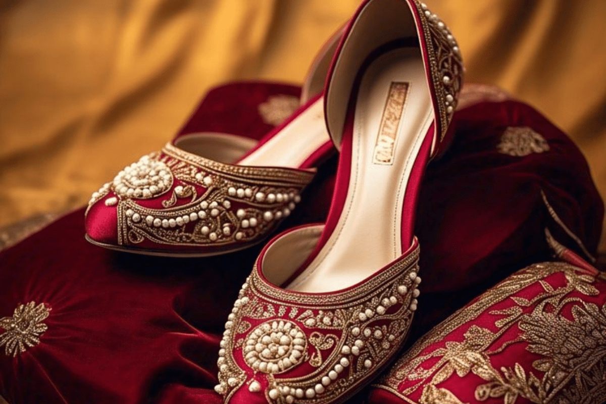 Embroidered Bridal Juttis