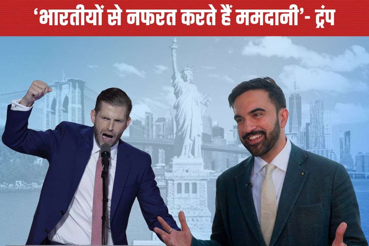 Eric Trump's fires salvo on Zohran Mamdani says he hates Indian population.