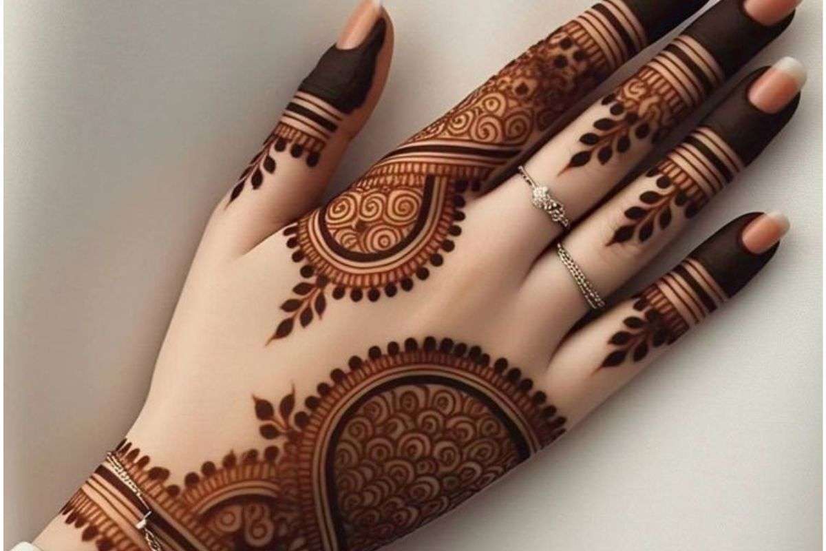 Finger Mehndi Design 2 1