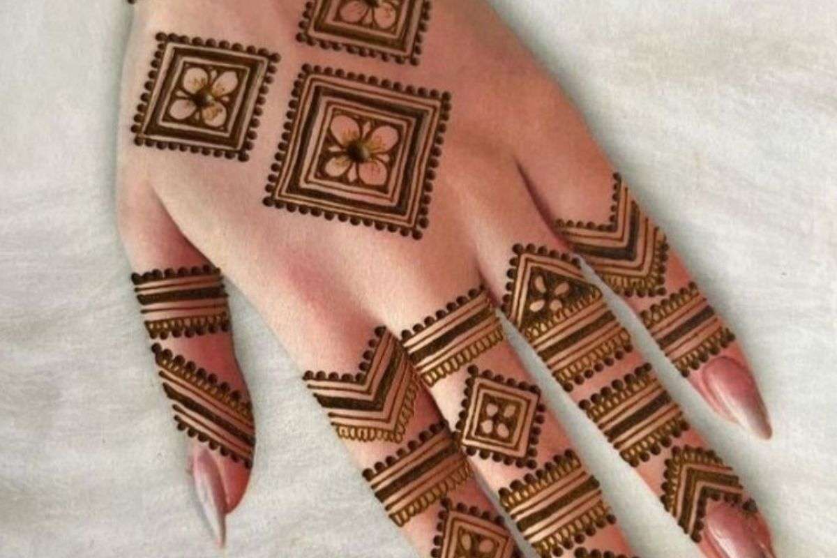 Finger Mehndi Design 3 1