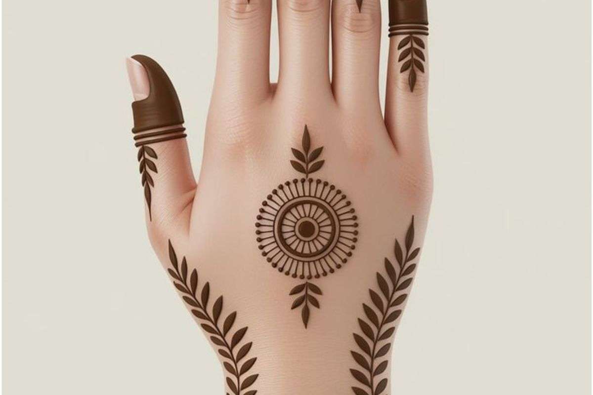 Finger Mehndi Design 5