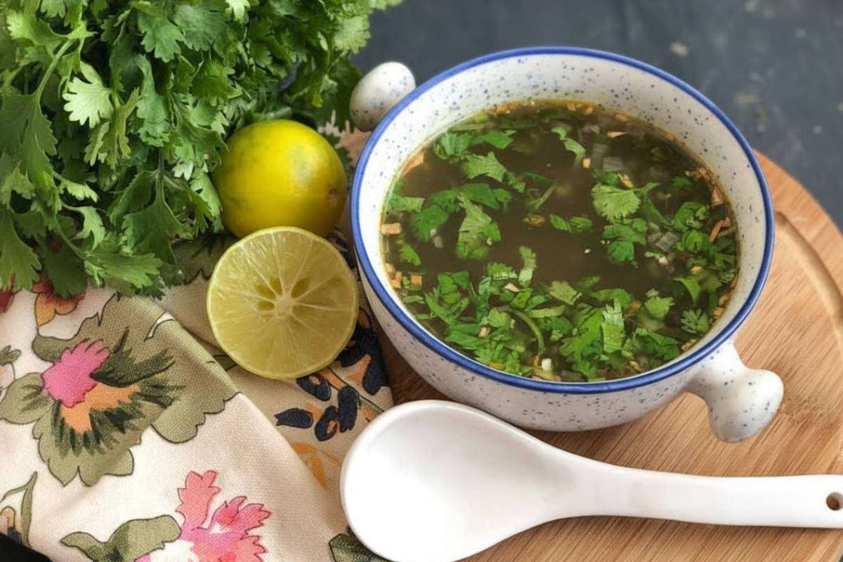 Garlic Coriander Soup