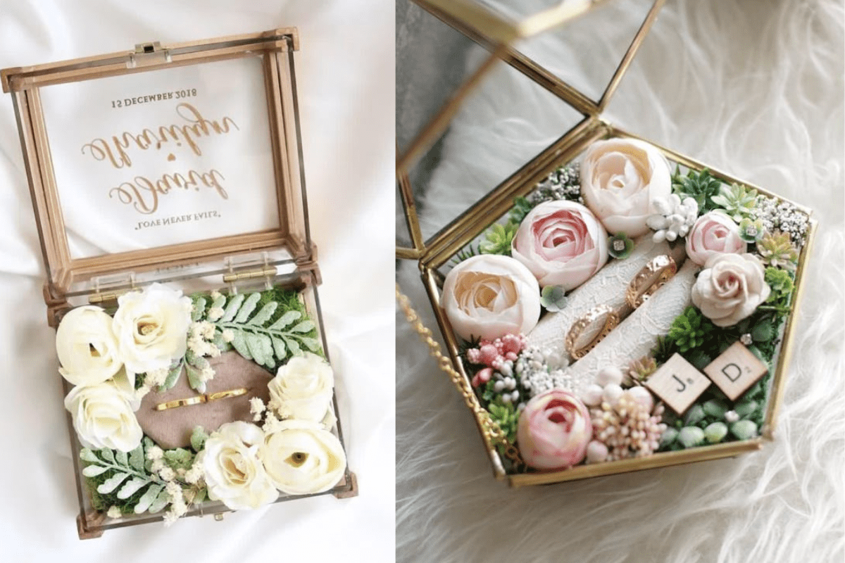 Glass Box Ring Platter