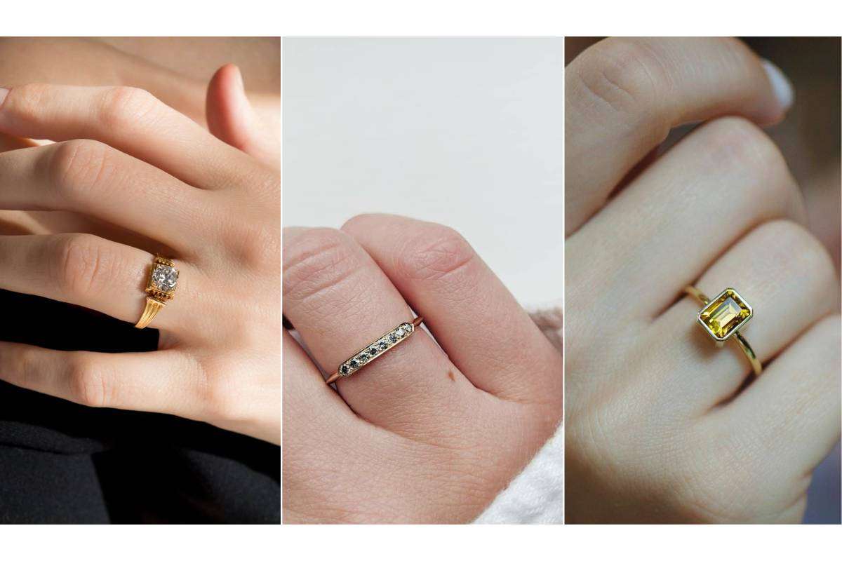 Engagement Ring Design For Bride: दुल्हन के लिए चुनें लेटेस्ट एंगेजमेंट रिंग डिजाइन 3 Gold Engagement Ring Design For Bride