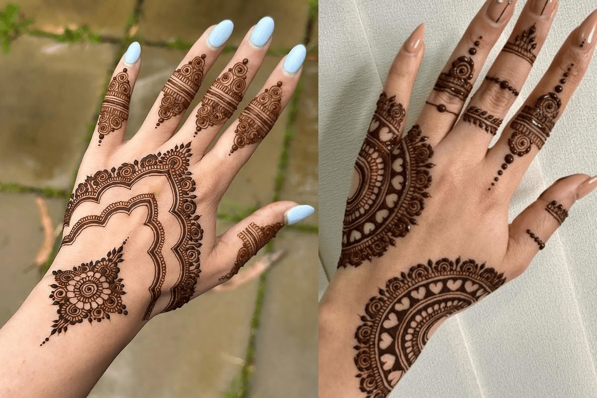 Minimal Mehndi Designs: ट्रेंड में छाए ये सिंपल, स्लिक और बेहद एलीगेंट मिनिमल मेहंदी पैटर्न - हर मौके के लिए परफेक्ट 6 Half Hand Mehndi Design