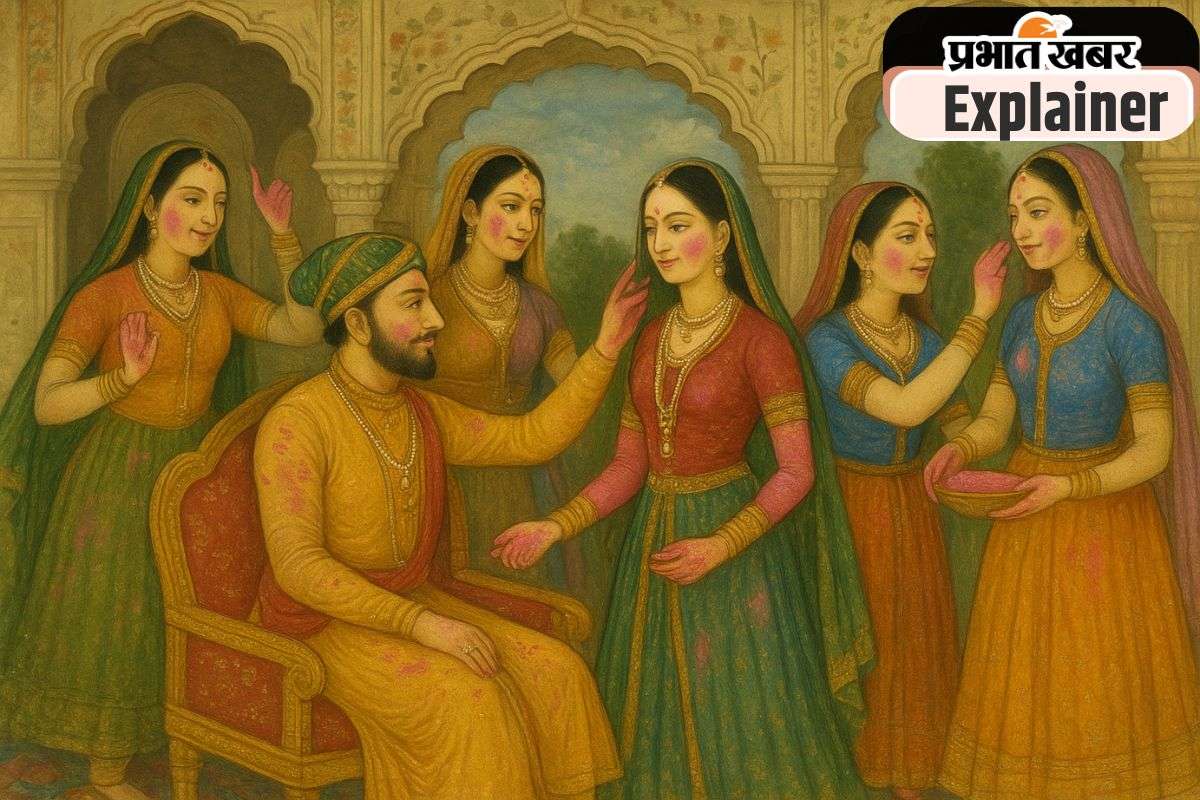 Mughal Harem Stories : जब राजपूत महिलाओं का था हरम पर राज, कई दिनों तक मांस पकाने पर थी रोक 3 Holi-Celebration-In-Harem