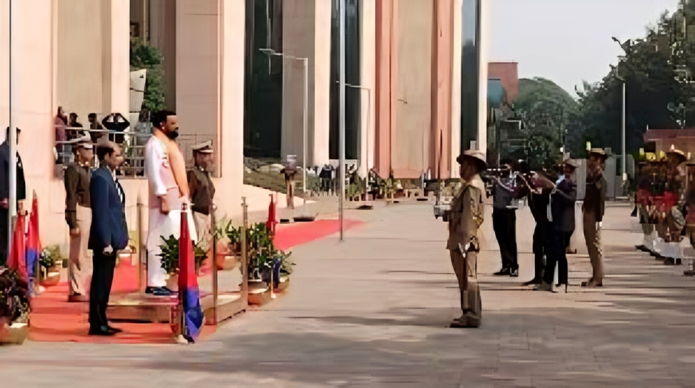 Home Minister Samrat Chaudhary