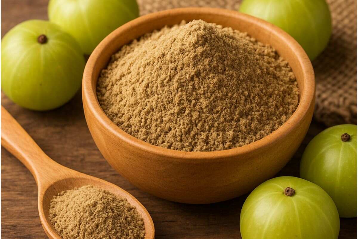 Homemade Amla Powder