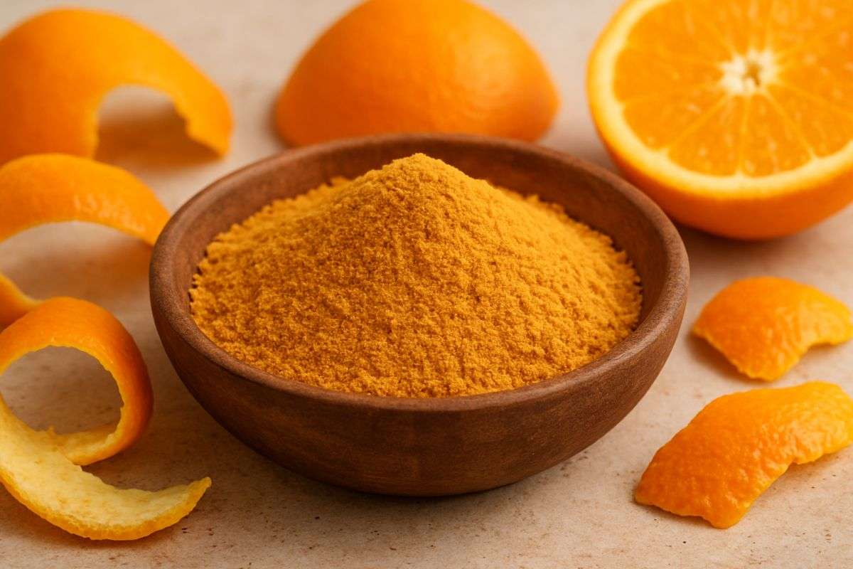 Homemade Orange Peel Powder