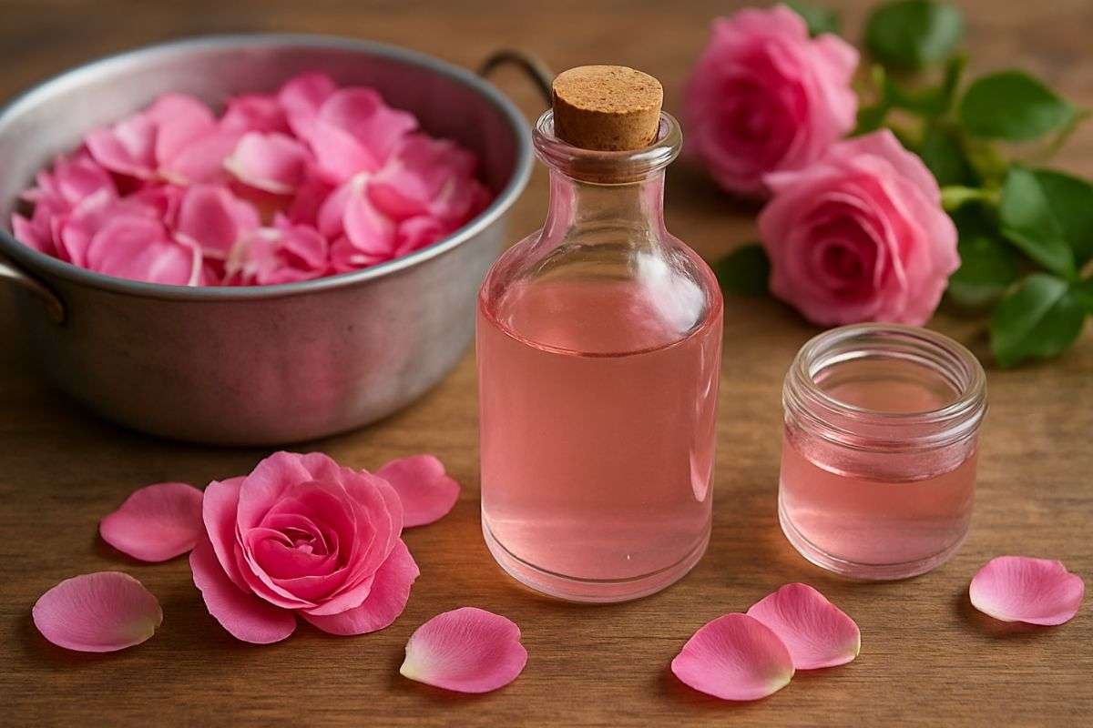 Homemade Rosewater For Natural Glowing skin