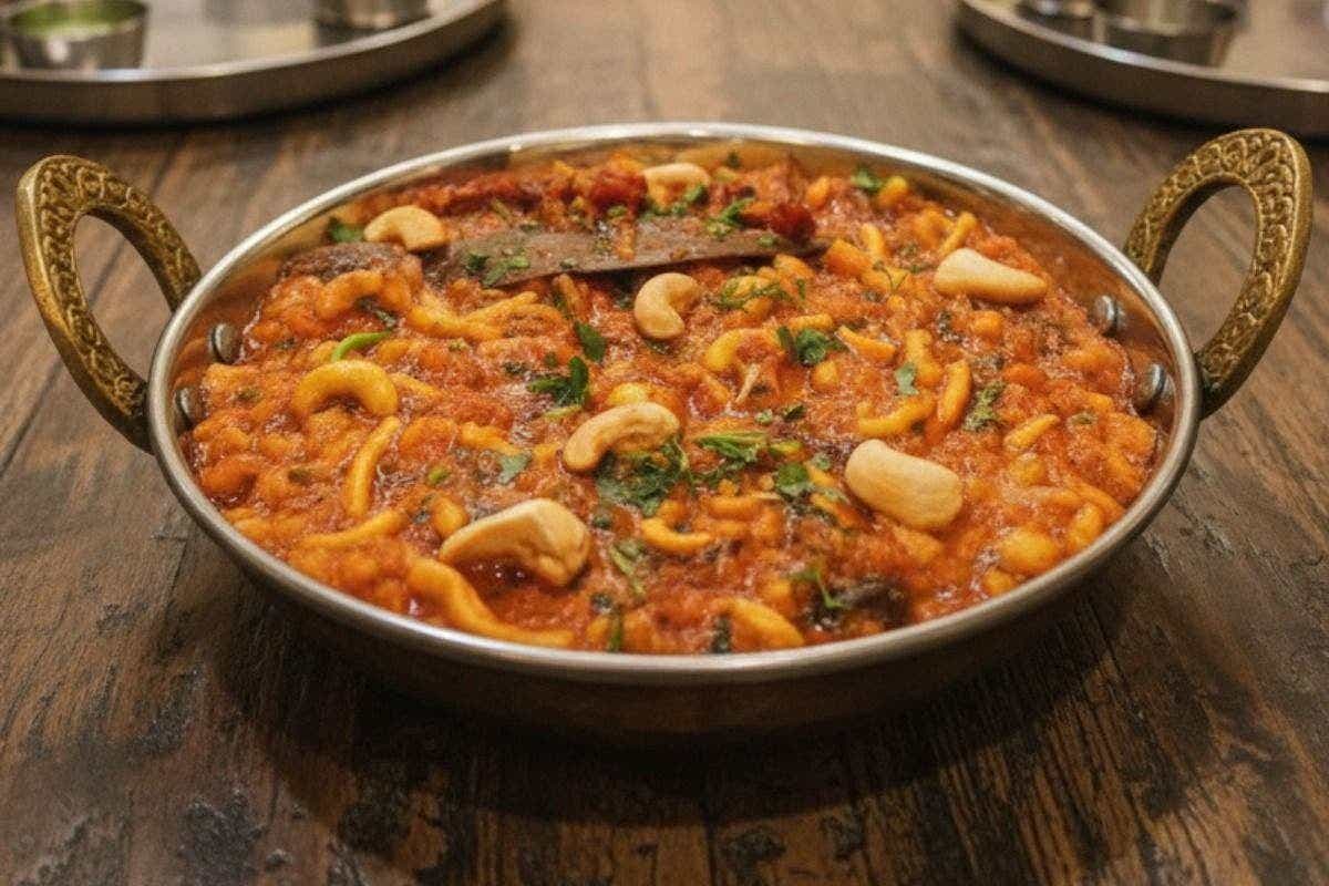 Kathiyawadi Style Kaju Gathiya Sabji Recipe