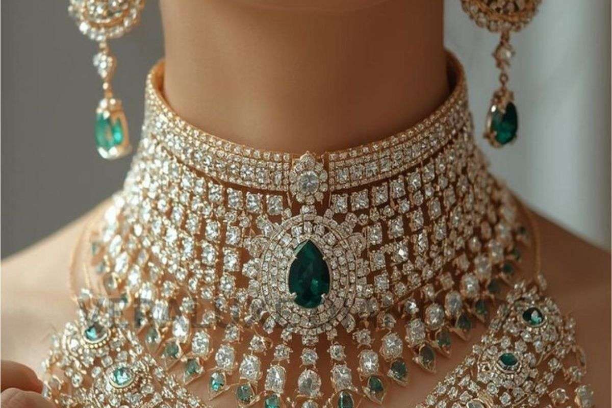 Latest Bridal Necklace Set Design 3