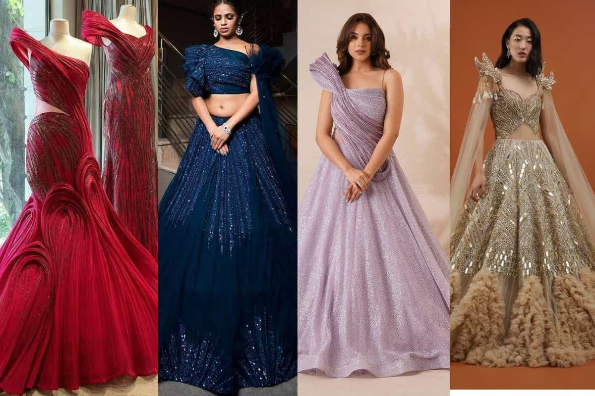 Latest Engagement Gown for Bride