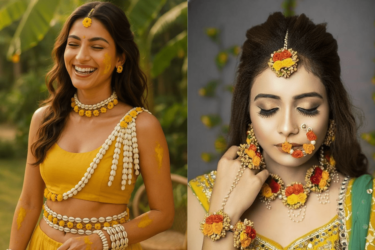 Haldi Outfit Ideas: दुल्हन से लेकर ब्राइड्समेड तक, जानें सबसे स्टाइलिश और ग्लोइंग हल्दी आउटफिट आइडियाज 9 Trendy Haldi Accessories