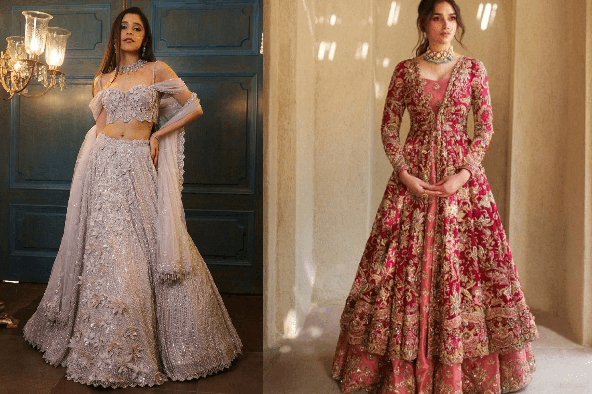 Engagement Outfit Ideas: सगाई पर पाएं रॉयल और ग्लैमरस लुक, जानें कौन-से आउटफिट्स हैं इस सीजन के ट्रेंड में 6 Latest Outfit Ideas For Bride