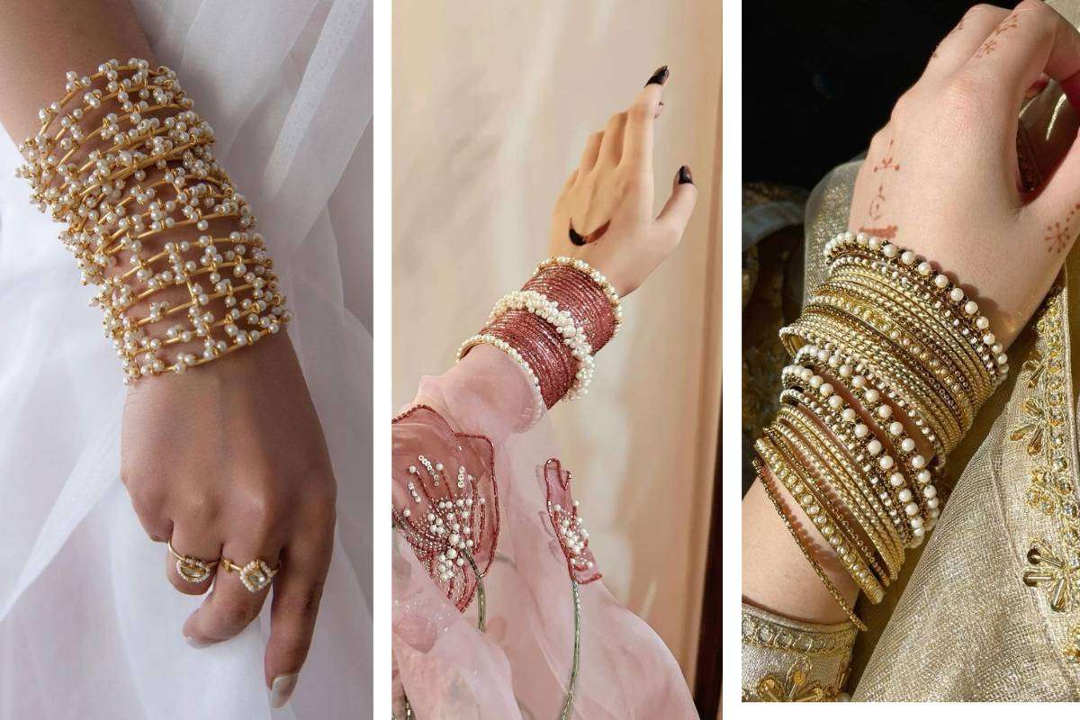 Pearl Bangles Design for Women