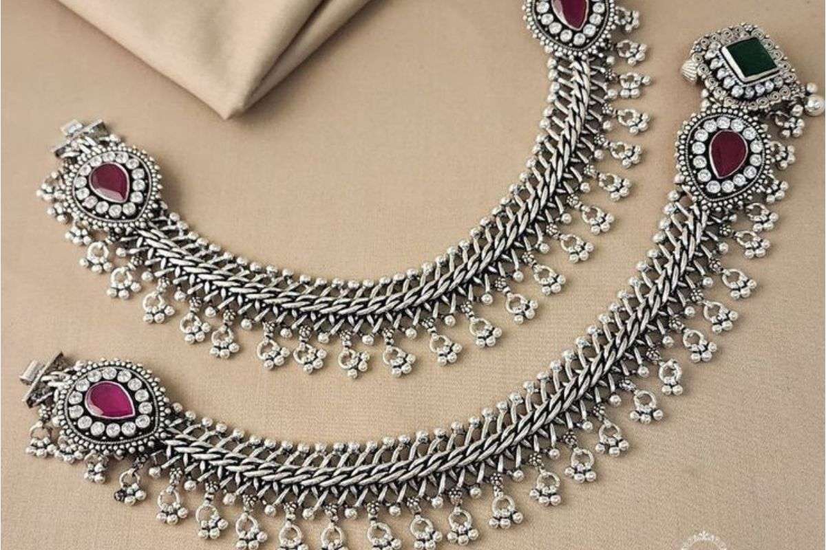 Latest Silver Payal Designs 2