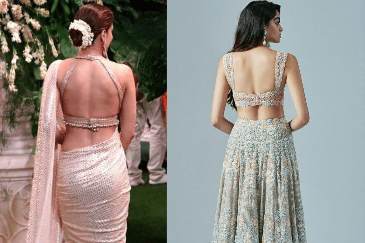 Backless Blouse Designs: इस वेडिंग सीजन पाएं बोल्ड और ग्लैमरस लुक इन स्टाइलिश बैकलैस ब्लाउज डिजाइन्स के साथ 2 Latest Blouse Styles For Weddings