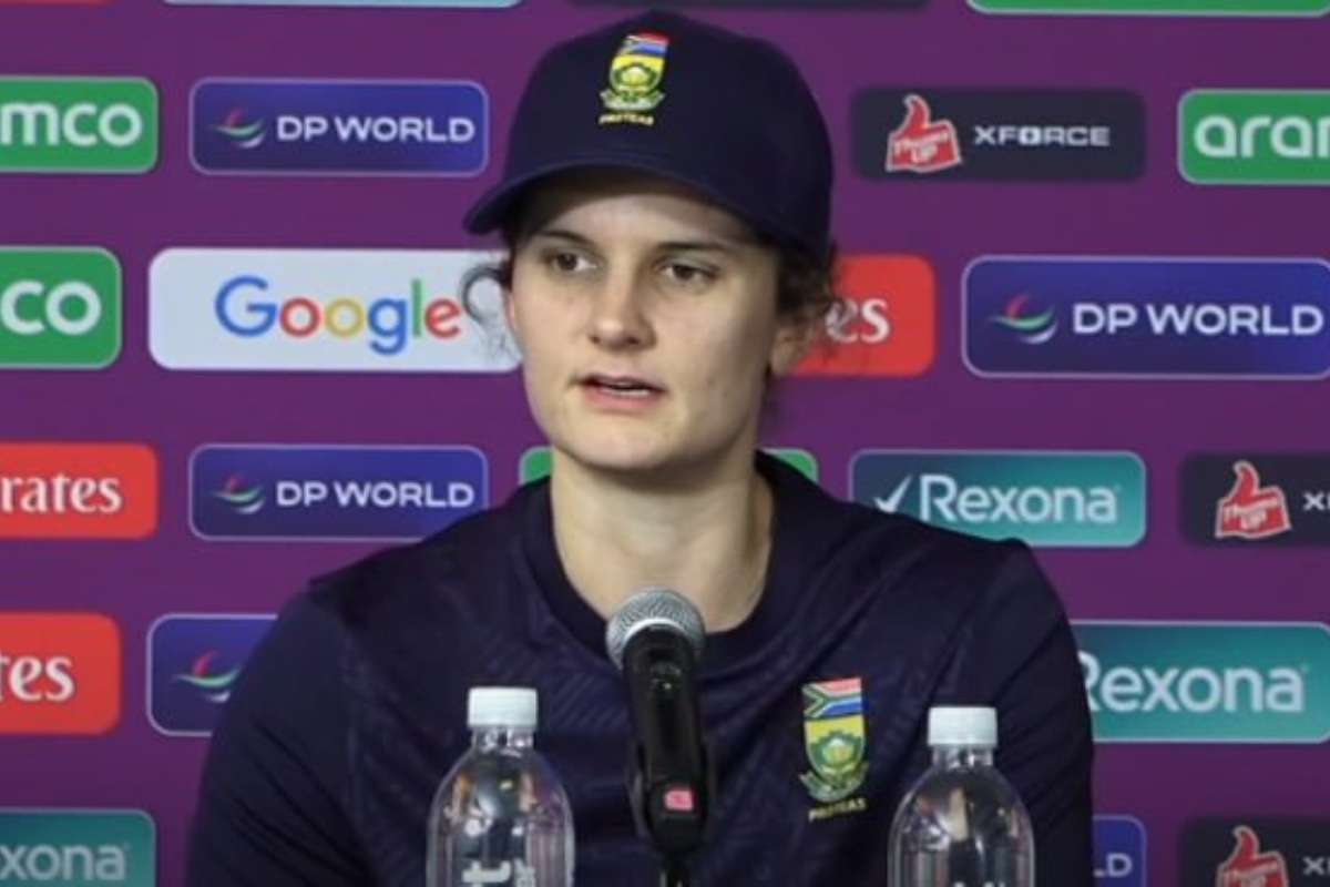 IND W vs SA W Final: Laura Wolvaardt During PC