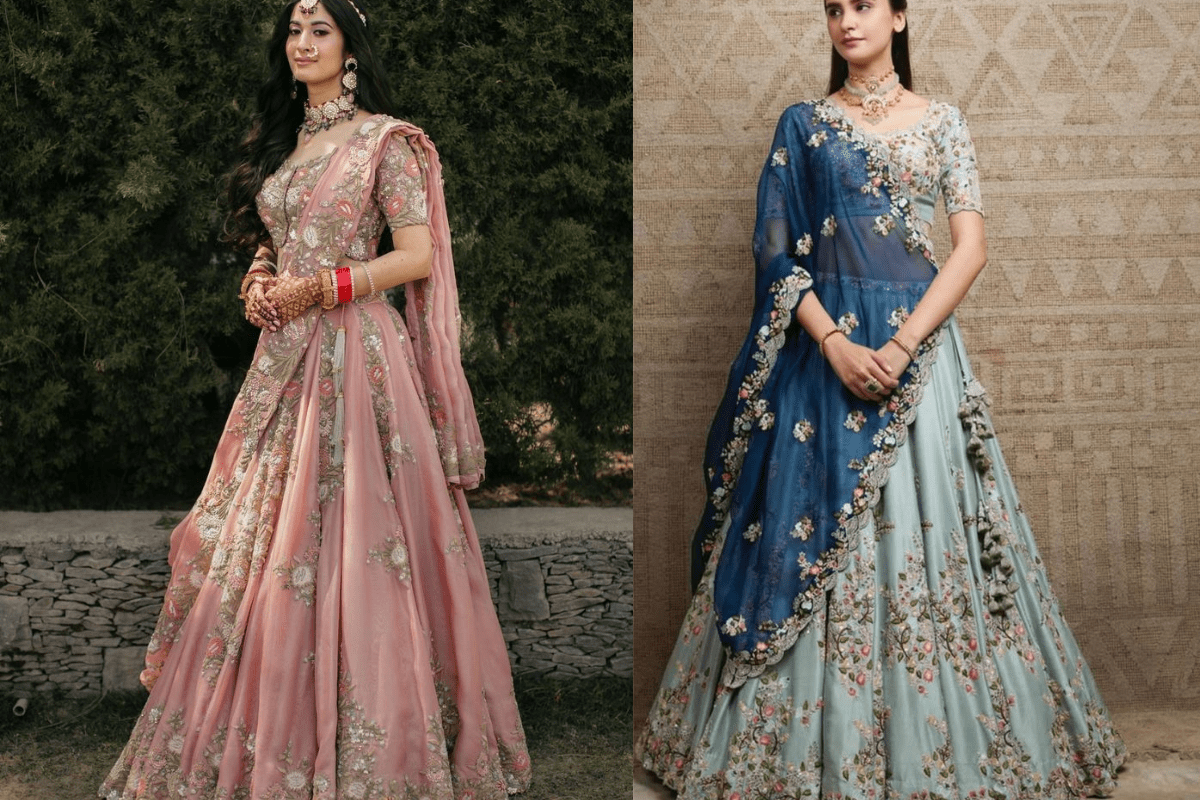 Engagement Outfit Ideas: सगाई पर पाएं रॉयल और ग्लैमरस लुक, जानें कौन-से आउटफिट्स हैं इस सीजन के ट्रेंड में 4 Lehenga Designs For Engagement