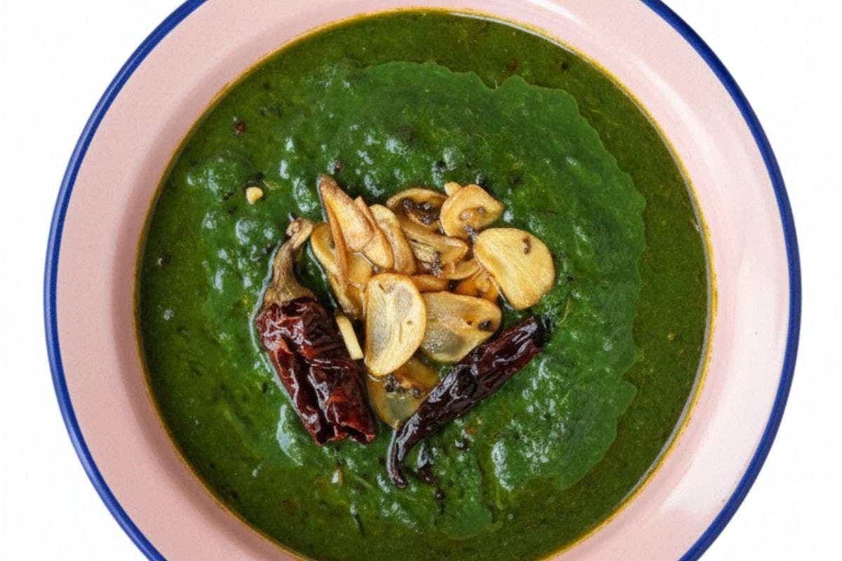 Lehsuni Palak Recipe