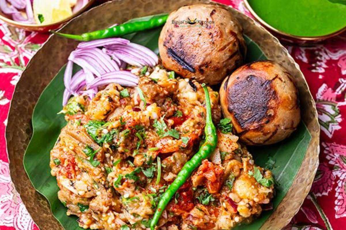 Authentic Jharkhand litti chokha