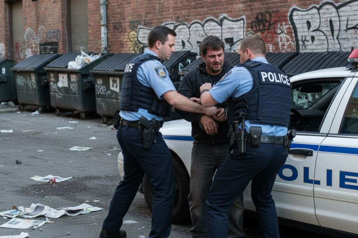 Man Arrested Fakes Death/ Ai Image