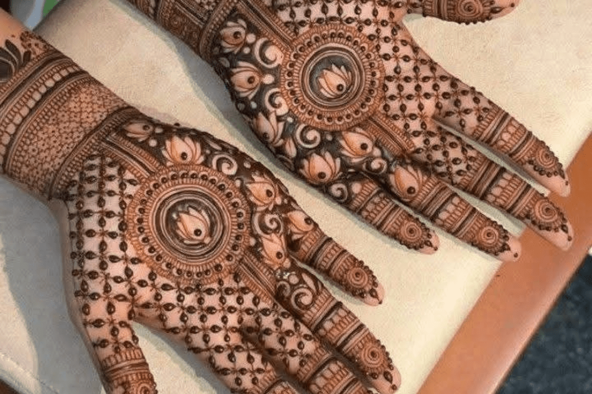 Mandala Style Engagement Mehndi