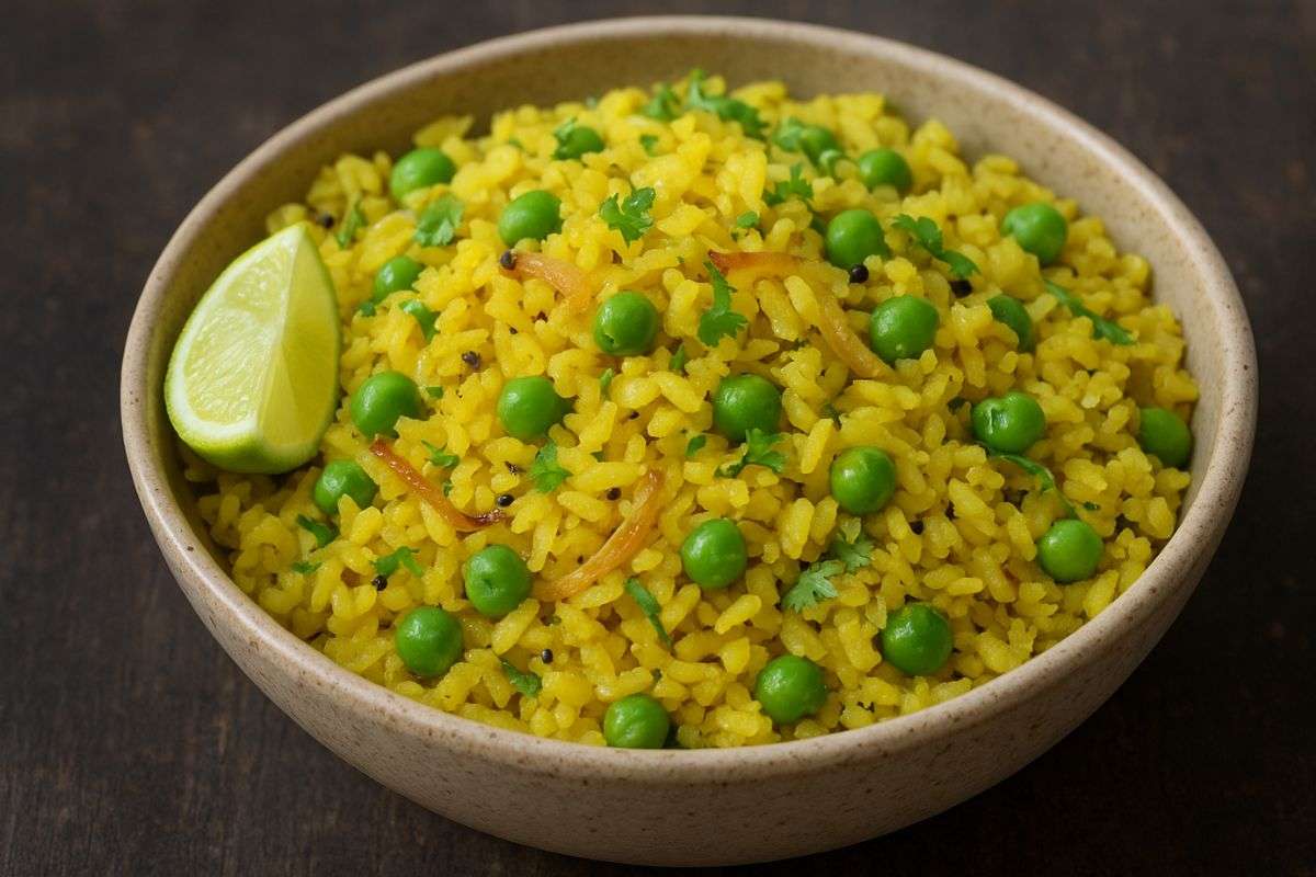 Matar Poha Recipe