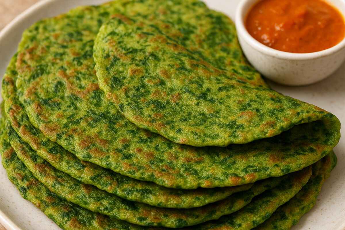 Methi-Palak Chilla