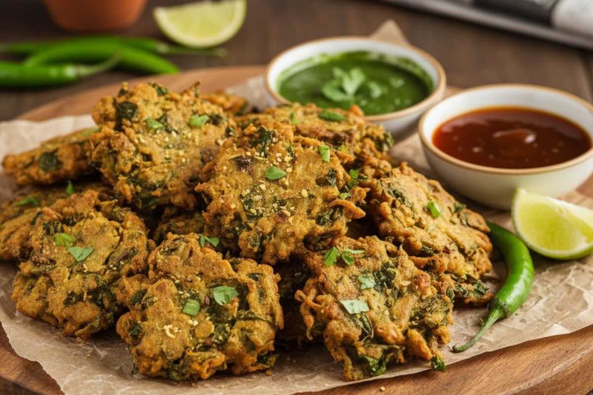 Methi Palak Ke Pakode