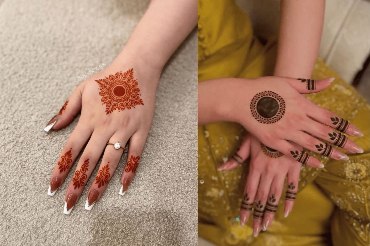 Minimal Mehndi Designs: ट्रेंड में छाए ये सिंपल, स्लिक और बेहद एलीगेंट मिनिमल मेहंदी पैटर्न - हर मौके के लिए परफेक्ट 4 Mini Mandala Mehndi