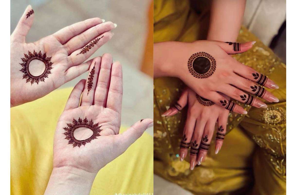 Aesthetic Mehndi Design: कम समय में लगाएं सिंपल और ब्यूटीफुल मेहंदी डिजाइन्स और हाथों को दें खूबसूरत टच 5 Minimal Mehndi Design Min