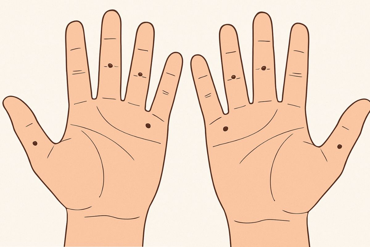 Moles On Hand Personality Traits