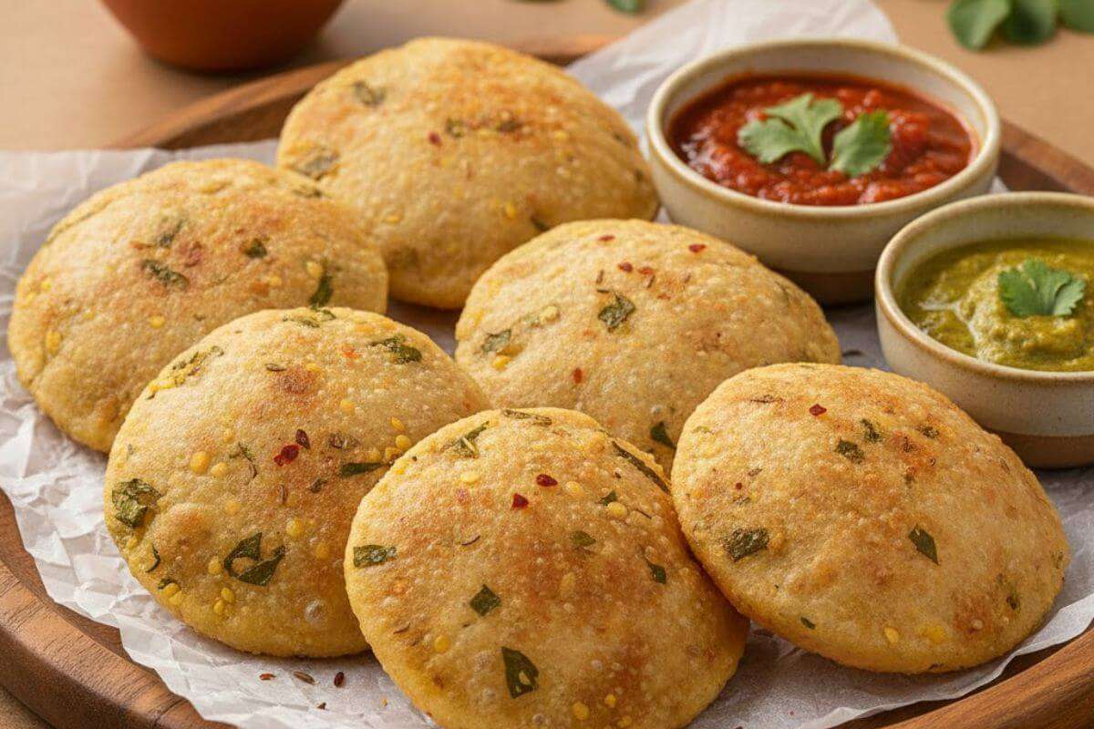 Moong Dal-Methi Puri