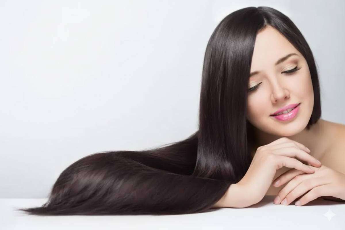 Homemade moringa hair serum for hair growth