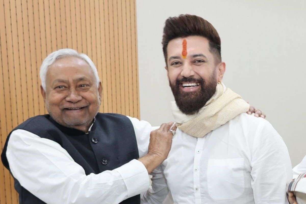 Nitish Kumar and Chirag Paswan